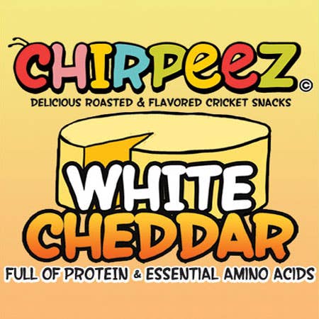 CHIRPEEZ FLAVORED CRICKET SNACKS - White Cheddar