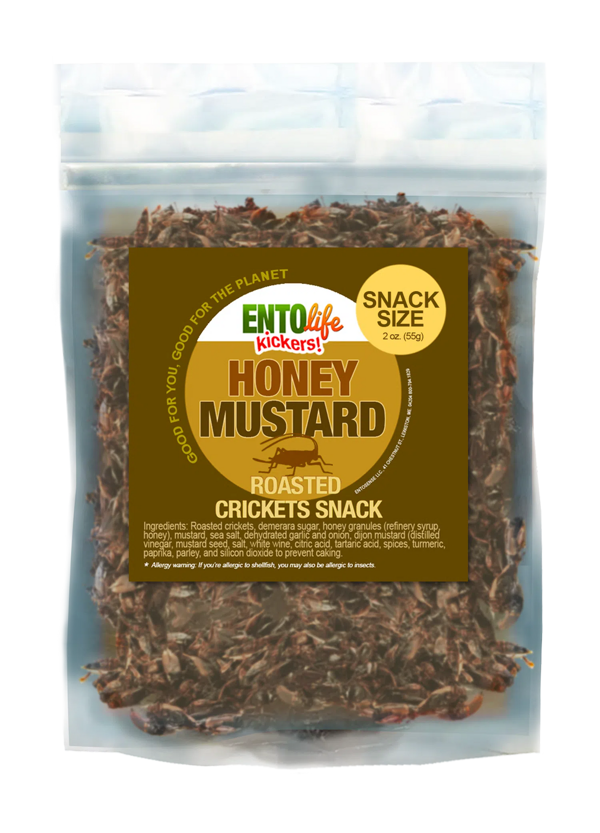 Honey Mustard Cricket Snack: 55 Gram Snack Size