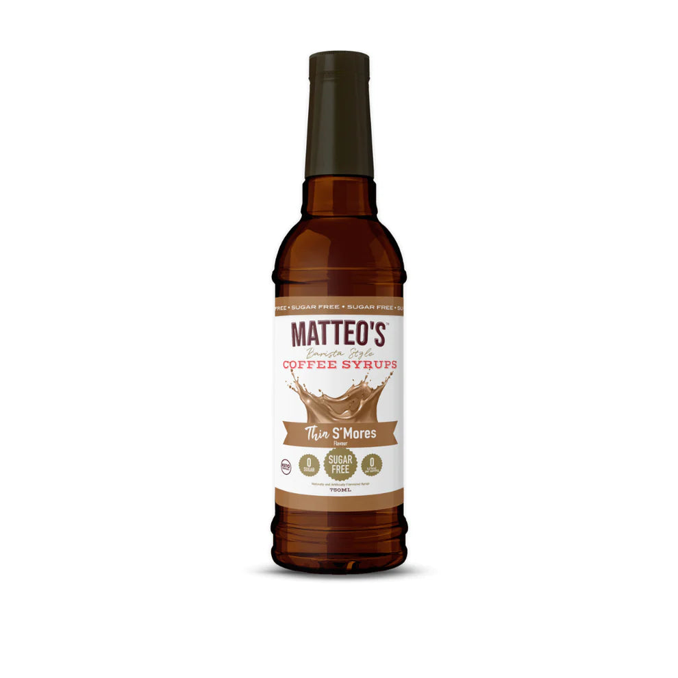 Matteo's Sugar Free Smores Coffee Syrup 750ml