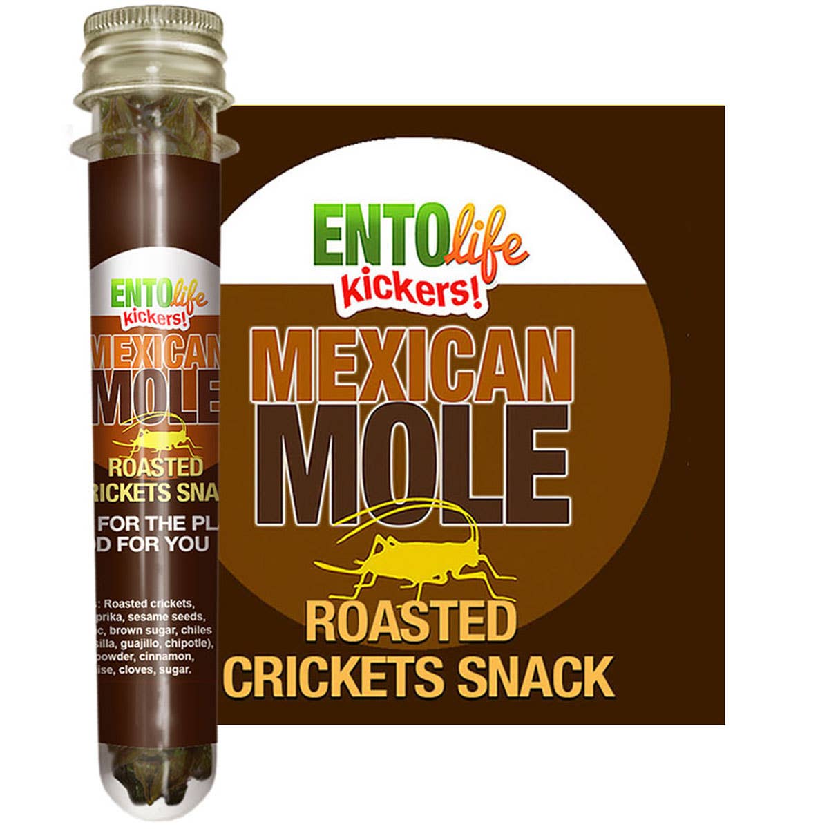 Mini-Kickers Flavored Cricket Snacks - Mexican Mole