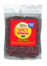 Sriracha Cricket Snacks: 55 Gram Snack Size