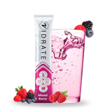 Vidrate Mixed Berry Hydration Powder With Electrolytes 10 Sachets